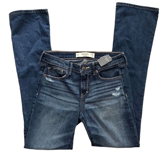 NET Abercrombie and Fitch skinny bootcut jean size 6 - Picture 1 of 9
